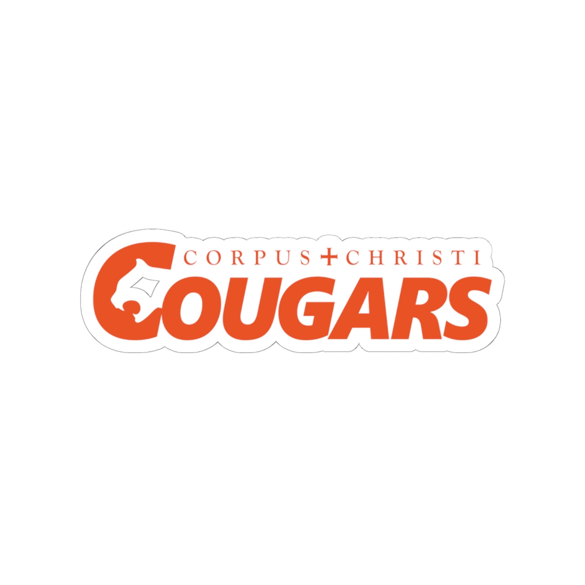 Corpus Christi Cougars Vinyl Stickers