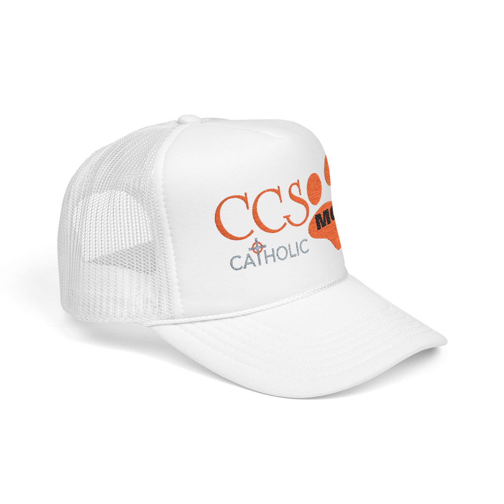 CCS Catholic Mom Trucker Hat – Paw Print School Spirit Foam Cap