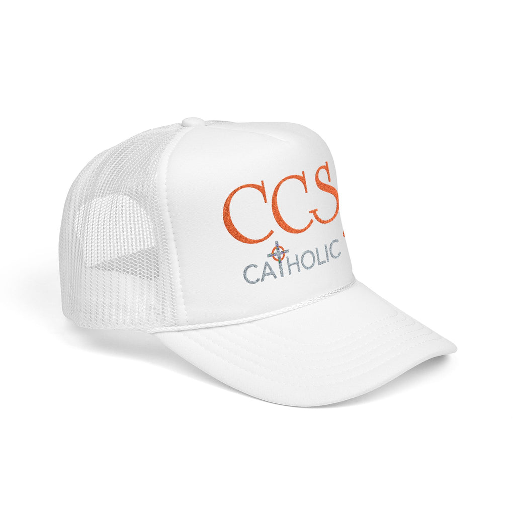 CCS Trucker Hat – Paw Print School Spirit Foam Cap