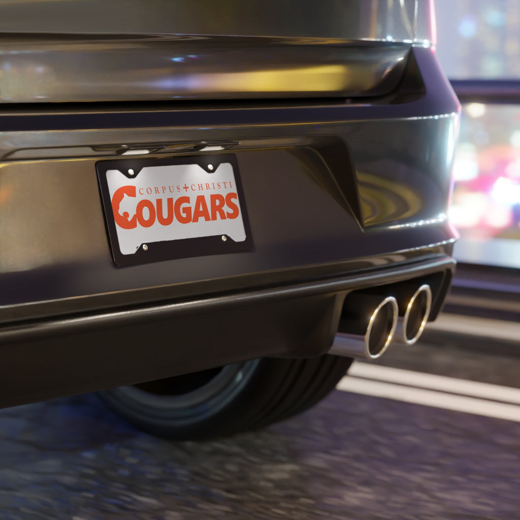Vanity Plate - Cougars (CCS) Aluminum License Plate