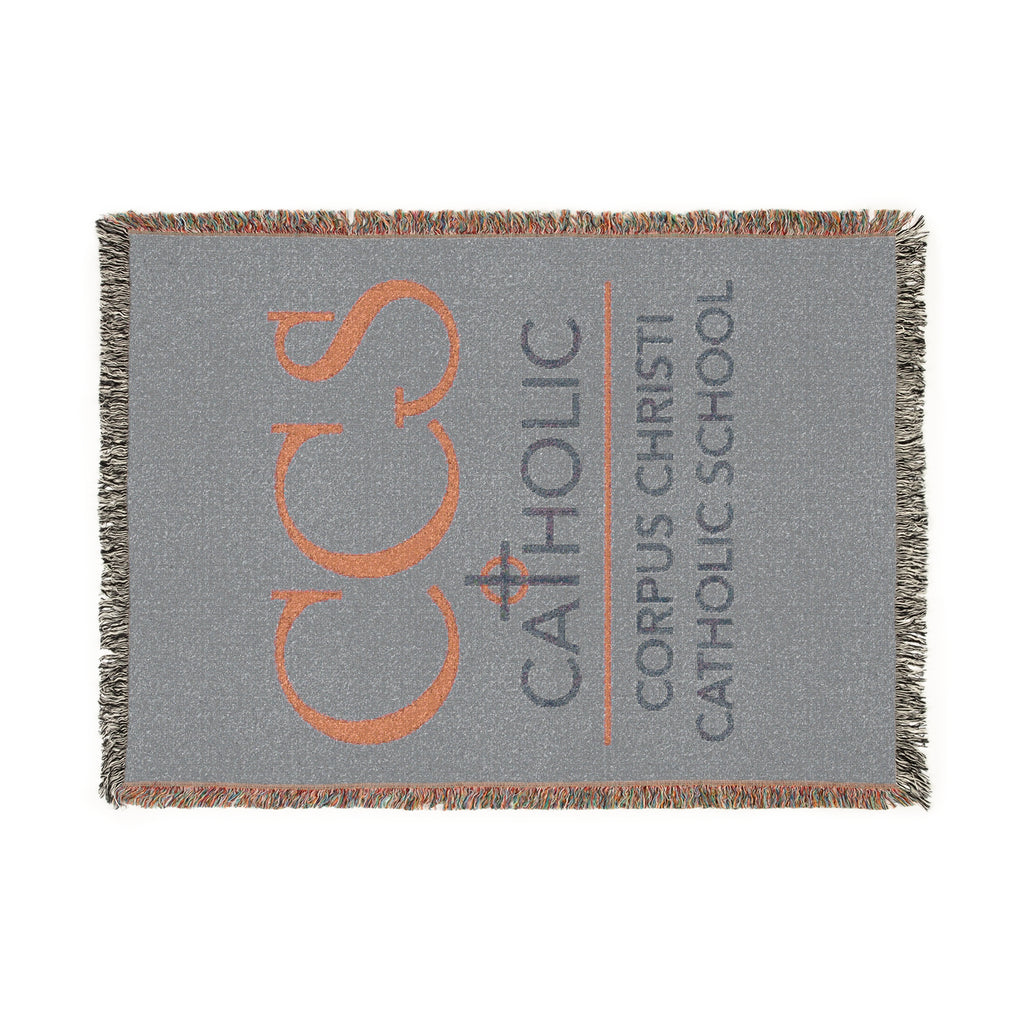 Corpus Christi Catholic School Woven Blanket — CCS Logo Throw