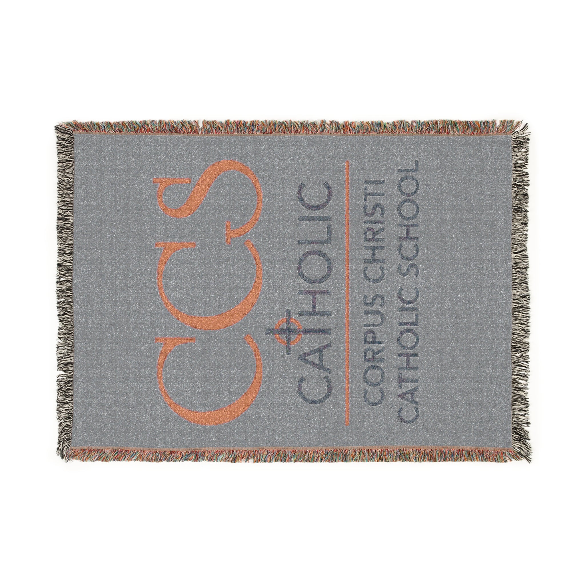 Corpus Christi Catholic School Woven Blanket — CCS Logo Throw