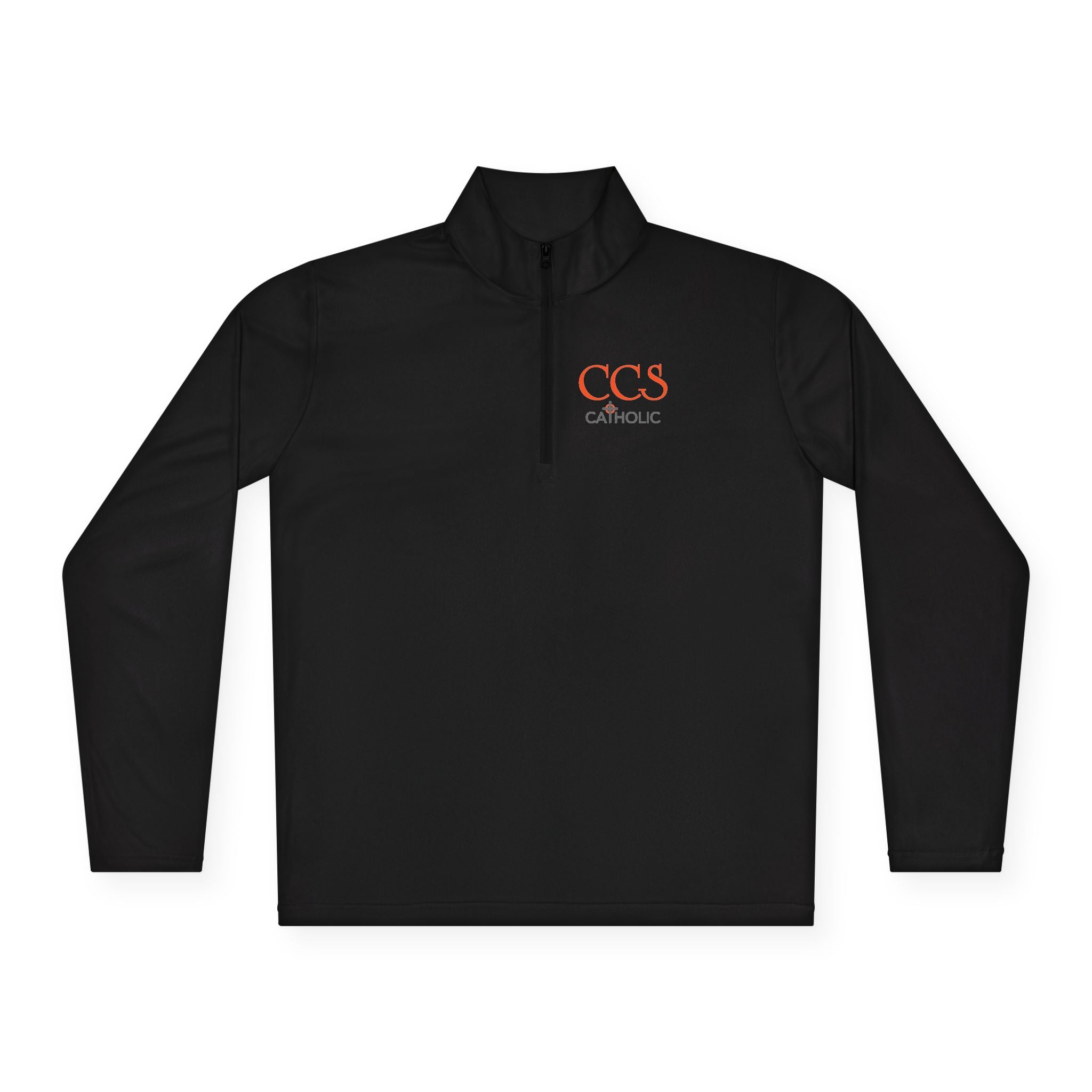 CCS Catholic Quarter-Zip Pullover — CCS Logo Lightweight Pullover
