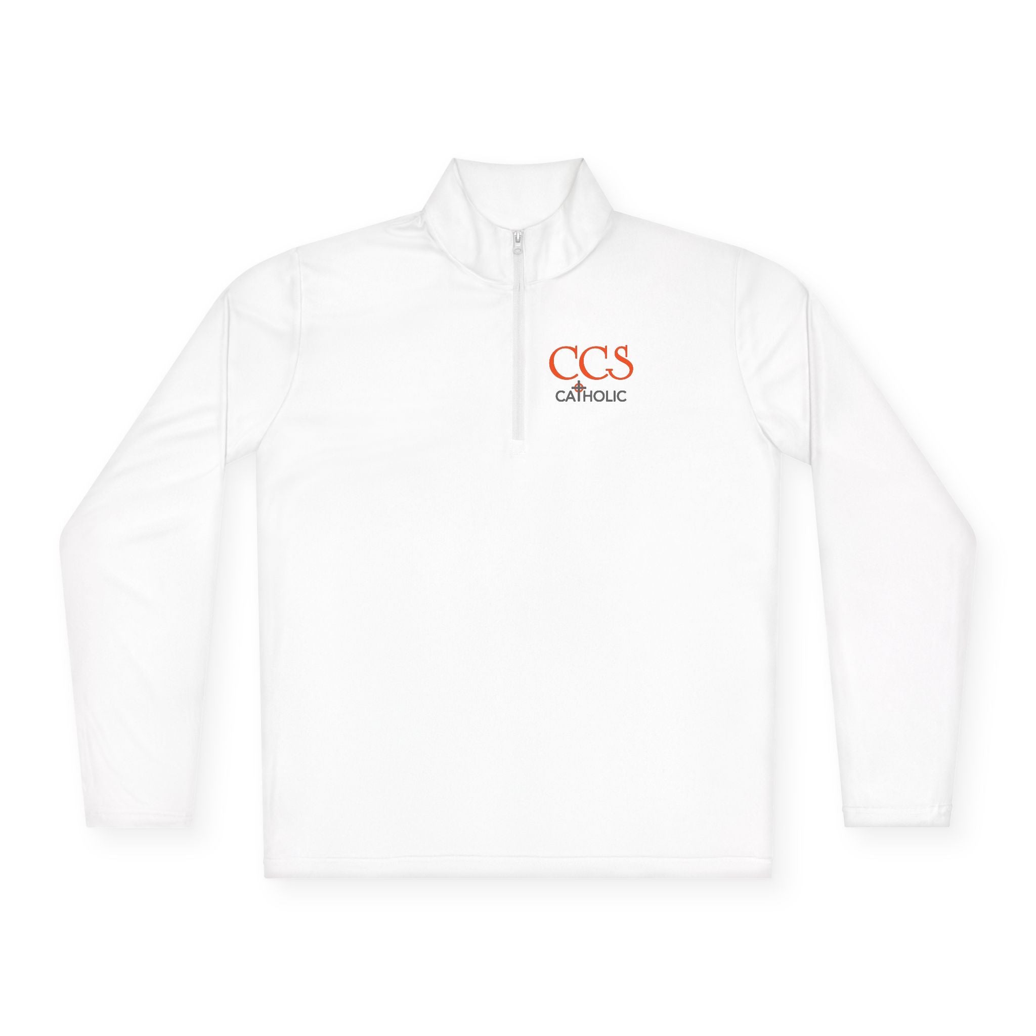 CCS Catholic Quarter-Zip Pullover — CCS Logo Lightweight Pullover